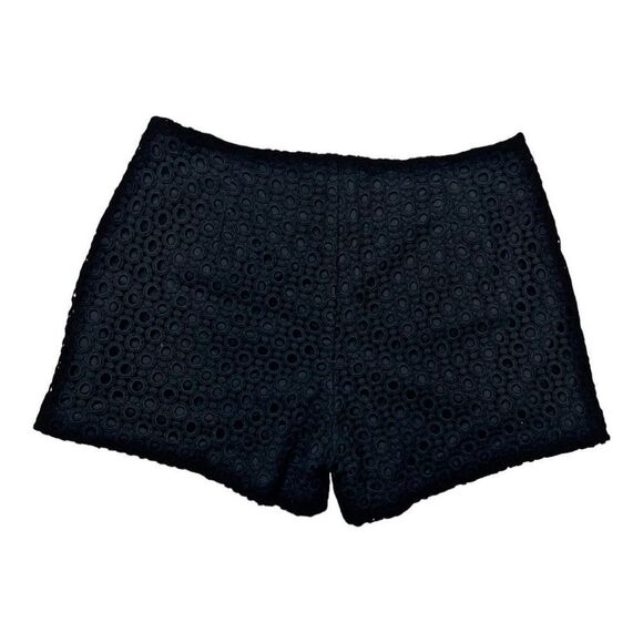 Banana Republic shorts Women's Black Eyelet Lace Shorts Size 4 - Picture 2 of 10